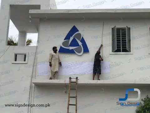Corelab Saybolt 3D frontlite Signage
