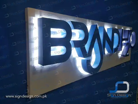 BrandH2O 3D Backlit Signage