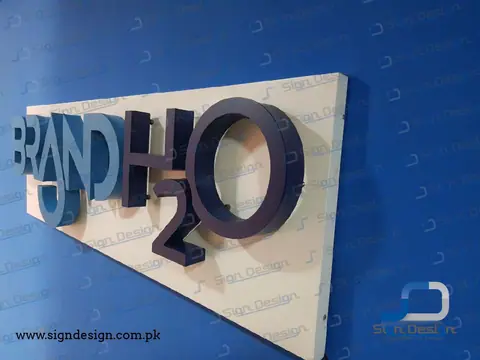 BrandH2O 3D Backlit Signage