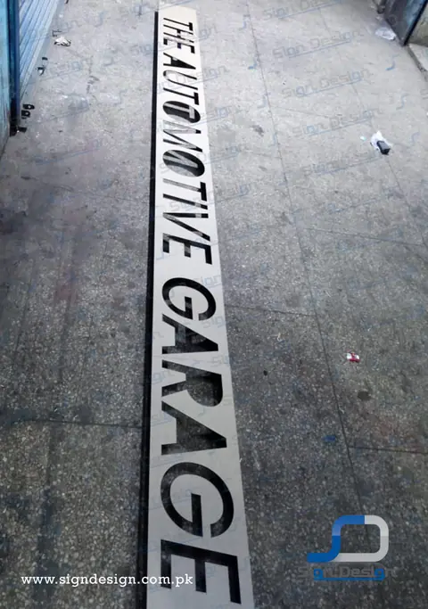 AMG the automotive garage 3d acrylic signage