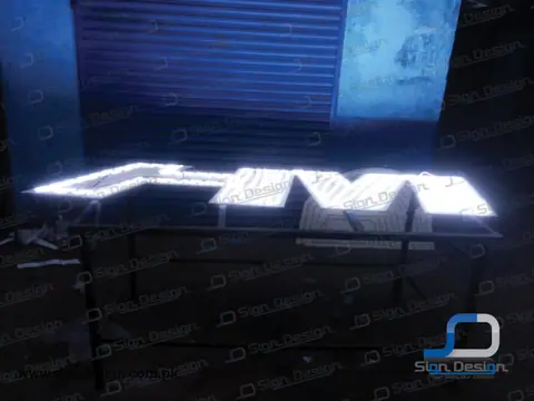AMG the automotive garage 3d acrylic signage
