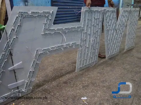 AMG the automotive garage 3d acrylic signage