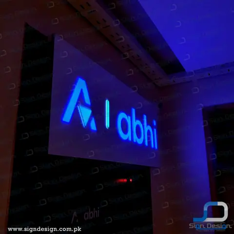 Abhi office 3D Frontlit Signage