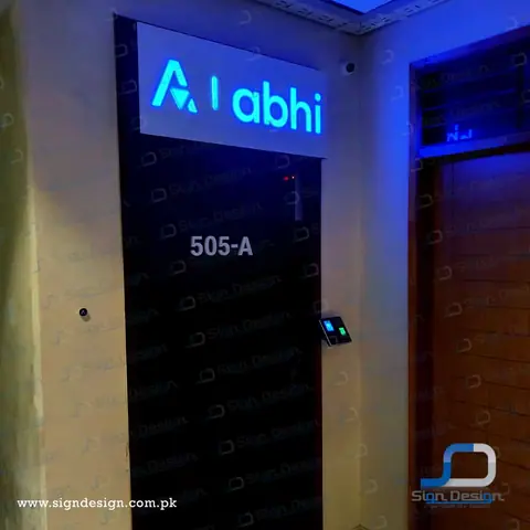 Abhi office 3D Frontlit Signage