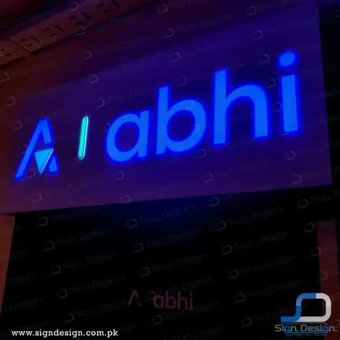 Abhi office 3D Frontlit Signage