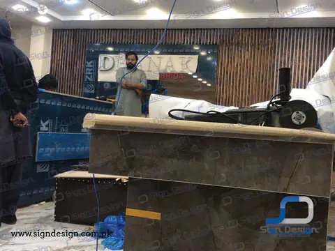 Dhanak Bridals Boutique - SS 3D Signage Frontlite Rawalpindi