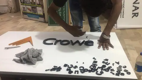 Cannar Crowe Indoor Wall Mount Signage