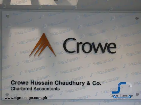 Cannar Crowe Indoor Wall Mount Signage