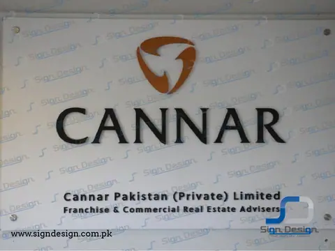 Cannar Crowe Indoor Wall Mount Signage