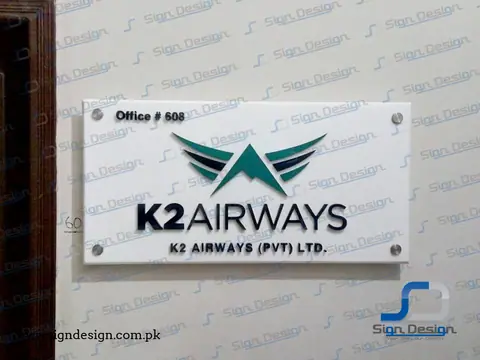 K2 Airways Sign – project image 1