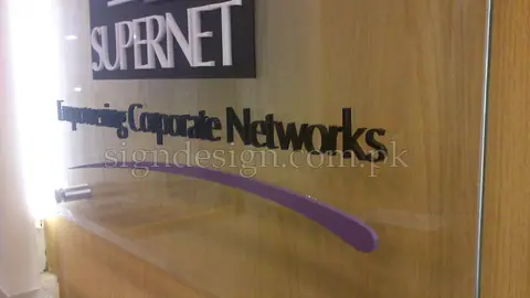 SUPERNET Wall Mount 3D Sign – project image 2