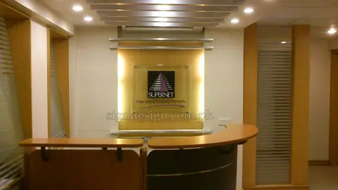SUPERNET Wall Mount 3D Sign – project image 1