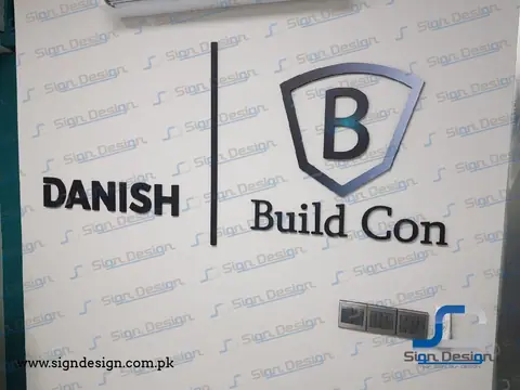 Danish - Build Con 3D Indoor Office Sign