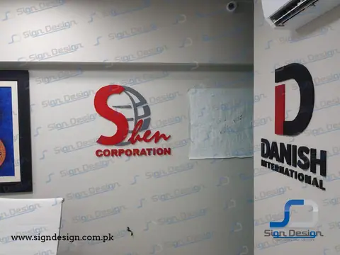 Danish - Build Con 3D Indoor Office Sign
