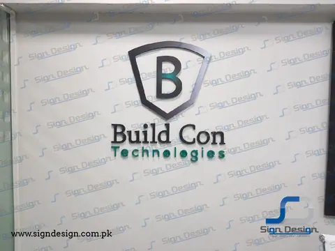 Danish - Build Con 3D Indoor Office Sign