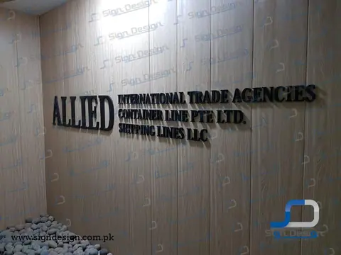 Indoor 3D Lettering Signage