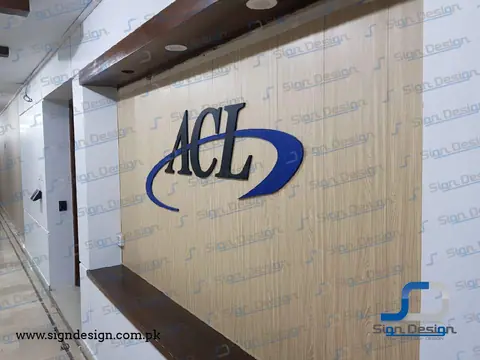 Outdoor 3D Solid Acrylic Sign