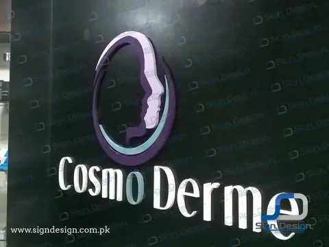 Cosmoderme 3D Sign – project image 3