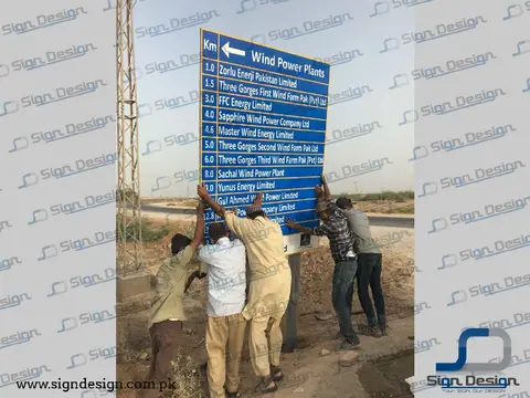 Directory Sign Installed at Jhimpir – project image 3