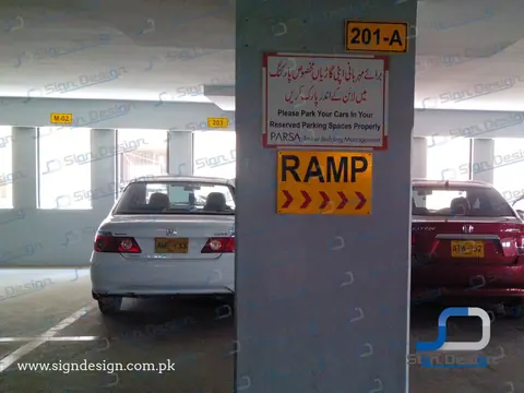 Parsa Tower Parking Signs – project image 9
