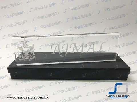 Desktop Acrylic Name Plates – project image 2