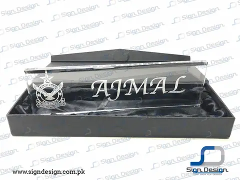 Desktop Acrylic Name Plates – project image 3