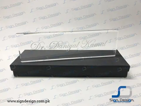 Desktop Acrylic Name Plates – project image 4