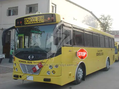 School Bus Vinyl Lettering – project image 2