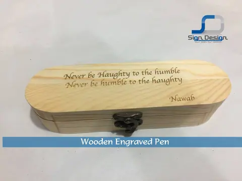 Wooden Pen Engraved – project image 11