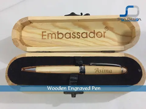 Wooden Pen Engraved – project image 2