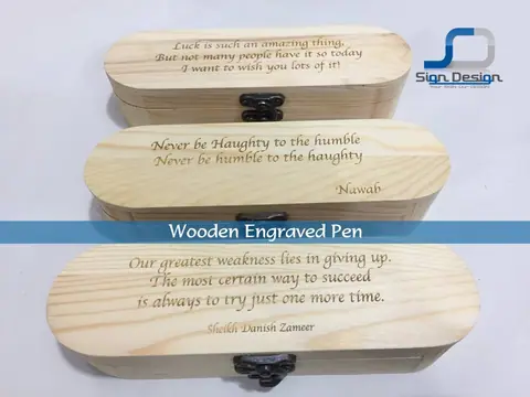 Wooden Pen Engraved – project image 12