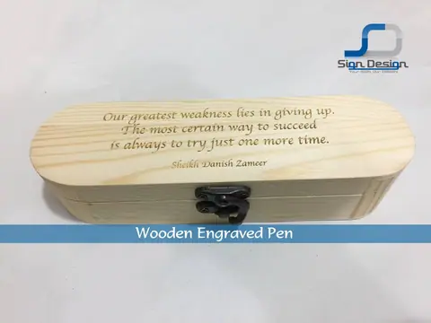 Wooden Pen Engraved – project image 13