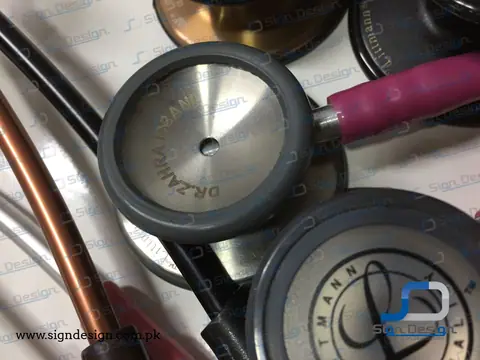 Stethoscope Engraving on 3M Littmann and MDF – project image 10