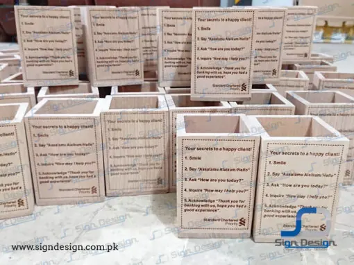 Standard Chartered Pen Jar